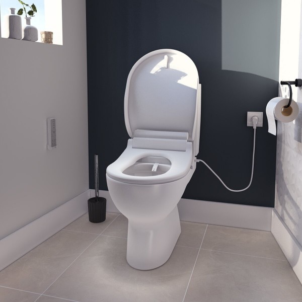 Asiento de inodoro desmontable con función de lavado y secado Saniseat + (220 V) - N°2 - comptoirnautique.com