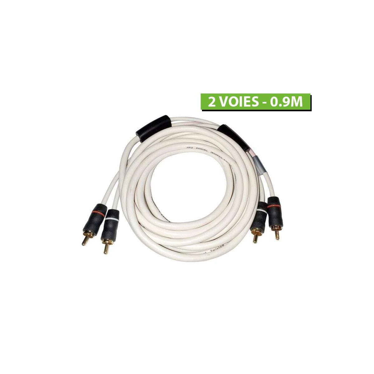 Câble RCA mâle 2 voies