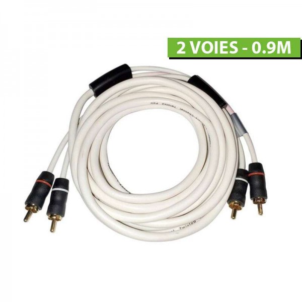 Câble RCA mâle 2 voies - N°2 - comptoirnautique.com