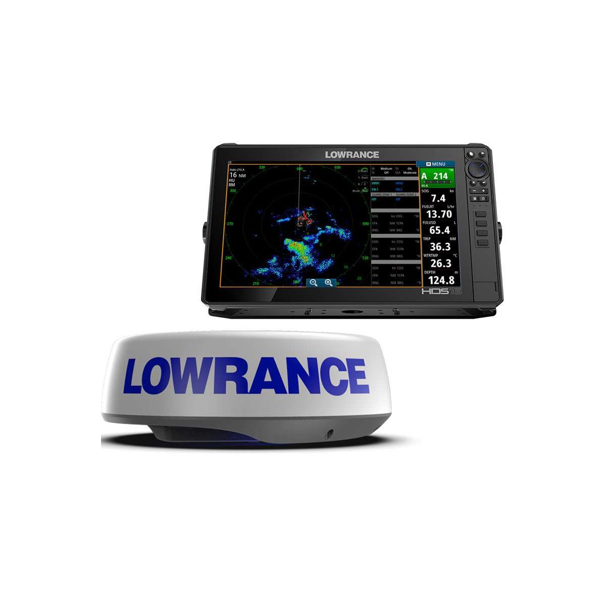 Lowrance HDS Live radar pack 000-14418-001/000-14543-001 Comptoir Nautique