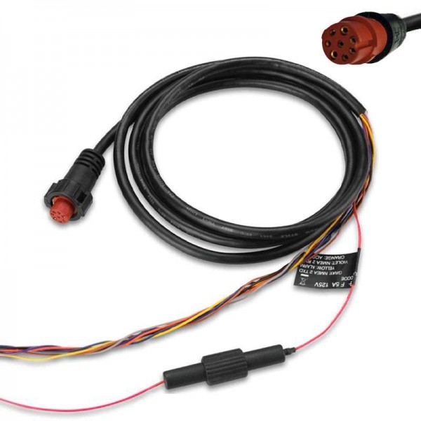 Power cable EchoMAP50/70 & GPSMAP527xs/721xs - 8 pins - N°1 - comptoirnautique.com 