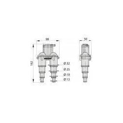 Anti-siphon AIRVENT ø13-32 mm