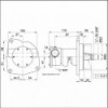 Bomba de bronze « - » de refrigeração da série 10950 para Ford Dover e Dorset de 4 cilindros - N°4 - comptoirnautique.com