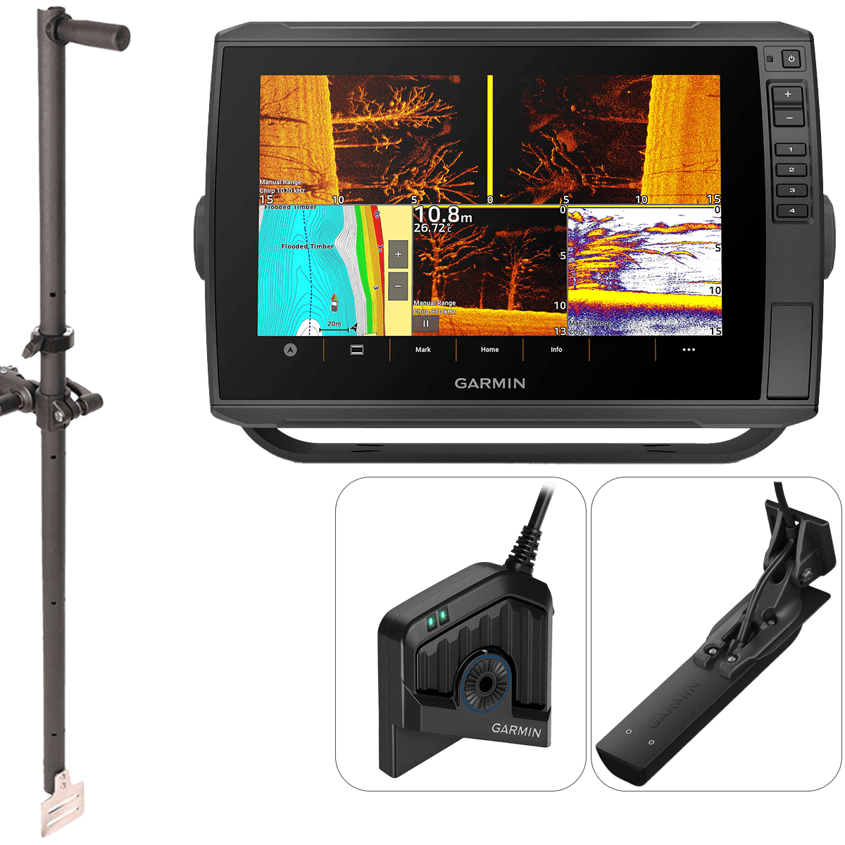 Pack EchoMap Ultra 2 102sv + gt56 + perche 1m + lvs42hd
