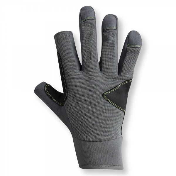 Guantes «Performance» de dedos largos « - » para adultos «- » Gris/Amarillo - N°5 - comptoirnautique.com
