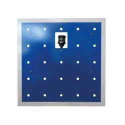 PAINEL AZUL DE ALUMÍNIO...