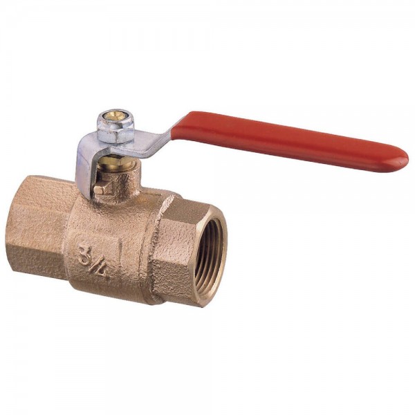 Vanne à sphère bronze 2 voies FF - N°2 - comptoirnautique.com