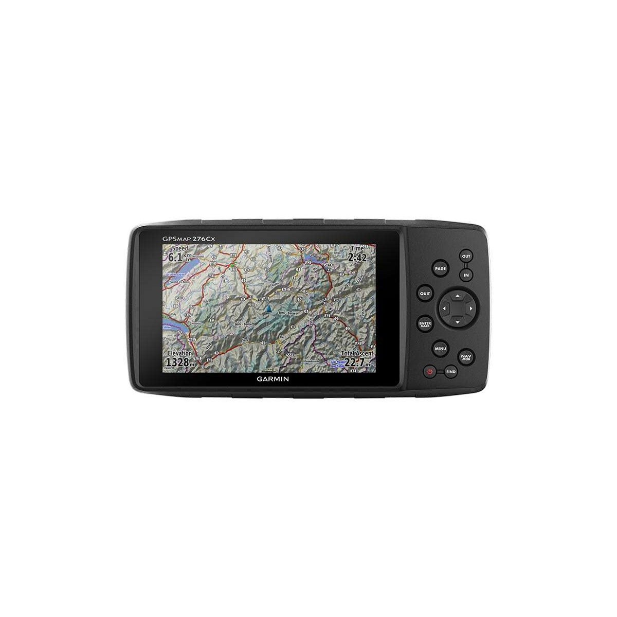 GPS portable GPSMAP 276Cx - face - carte