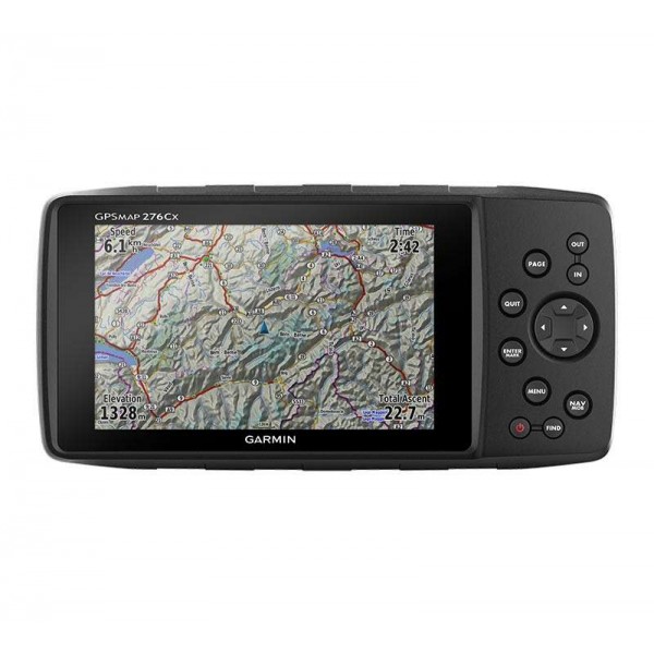 GPS portable GPSMAP 276Cx - face - carte