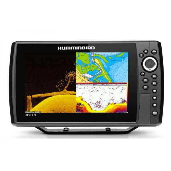 Humminbird Helix 9 G4N Chirp Mega DI+ GPS sounder handset Humminbird  H9G4N-CMDI+SS - Comptoir Nautique