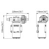 -UP14 12 V 46 l/min Self-Priming Car Electric Pump - N°3 - comptoirnautique.com