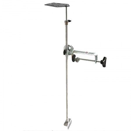 Canne pour échosondeur avec platine écran