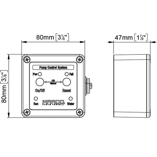 Quadro de comando PCS para bombas eletrónicas - N°2 - comptoirnautique.com