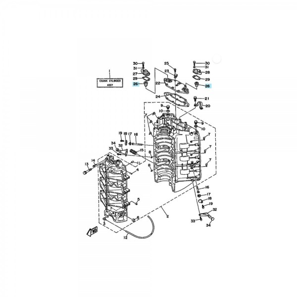 Thermostat pour moteurs Yamaha - N°2 - comptoirnautique.com