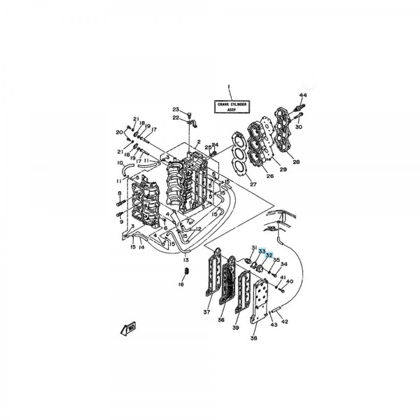 Kit de termostato para motores fuera de-a bordo - N°2 - comptoirnautique.com
