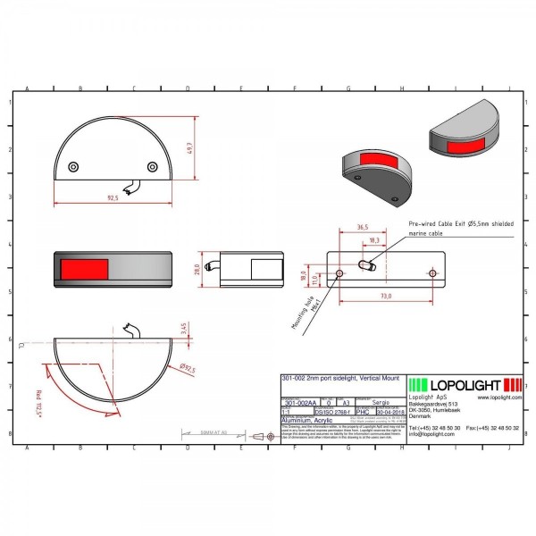 Original Series 12 Navigation Light-50M - N°2 - comptoirnautique.com