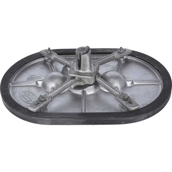 Escotilha estanque oval 15x24'' em alumínio - Estrutura em aço - N°2 - comptoirnautique.com