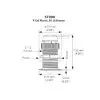 Capteur ST900 - câble 15m sans connecteur / fils nus - N°2 - comptoirnautique.com