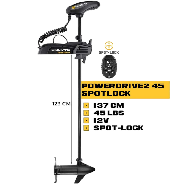 Moteur avant POWERDRIVE2 45 Lbs SpotLock - N°2 - comptoirnautique.com