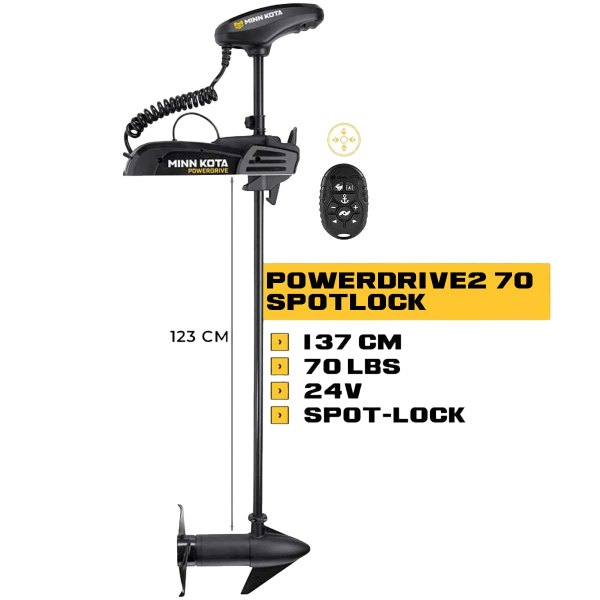 POWERDRIVE2 70 Lbs SpotLock Front Motor - N°2 - comptoirnautique.com