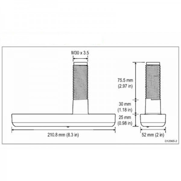 Sonda CPT-110 CHIRP Plastica a foro passante - N°3 - comptoirnautique.com