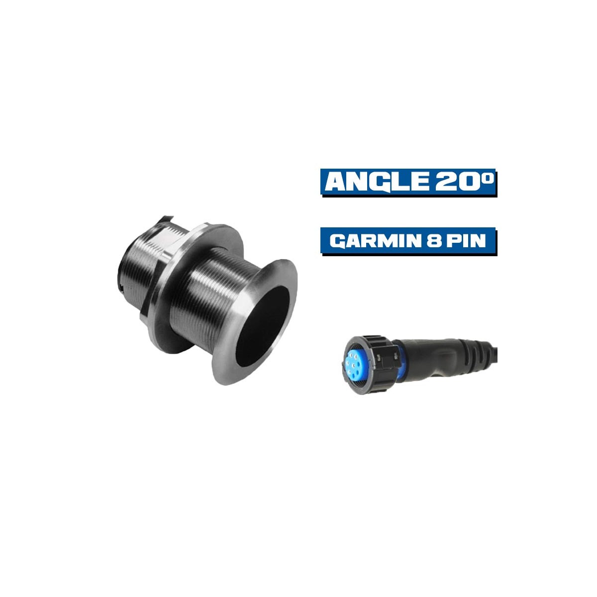 Sonde SS60 Traversante INOX 600W 50/200 kHz 0°