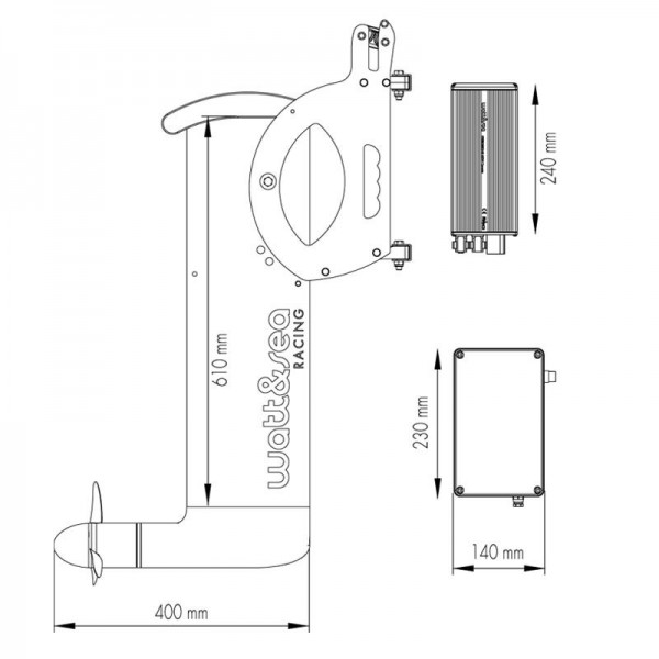 Generatore idroelettrico da corsa da 600W - N°5 - comptoirnautique.com