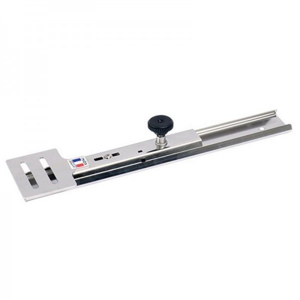 Glissière inox fixation pour sonde tableau arrière - N°1 - comptoirnautique.com 