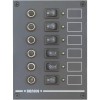 Electrical panel with 6 circuit breakers + 6 LED indicators - N°1 - comptoirnautique.com 