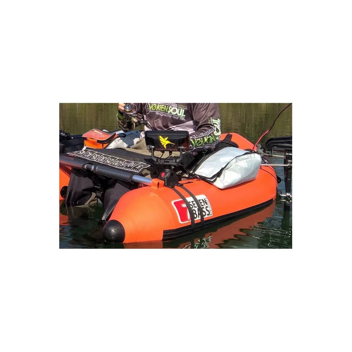 Support Pour Échosondeur Float Tube – Blanc – 3DPRINTER – Fabriqué En France