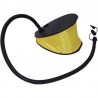 Foot pump for float tube