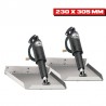 Kit de palas de 12v para montagem na extremidade