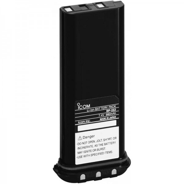 BP-252 battery for VHF IC-GM1600E - N°1 - comptoirnautique.com 