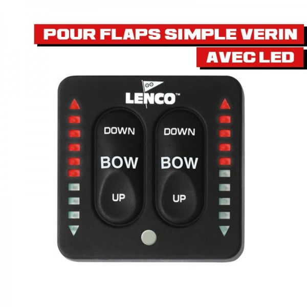 Interruptor V2 con control externo para flaps Lenco - N°5 - comptoirnautique.com 