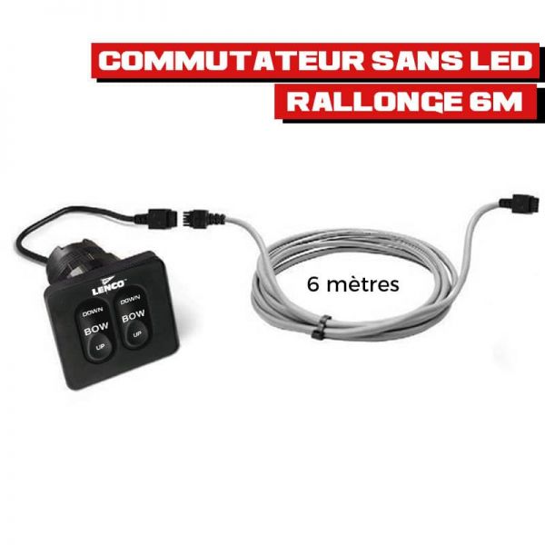 Kit commutateur Flybridge ISK double poste pour flaps Lenco - N°6 - comptoirnautique.com