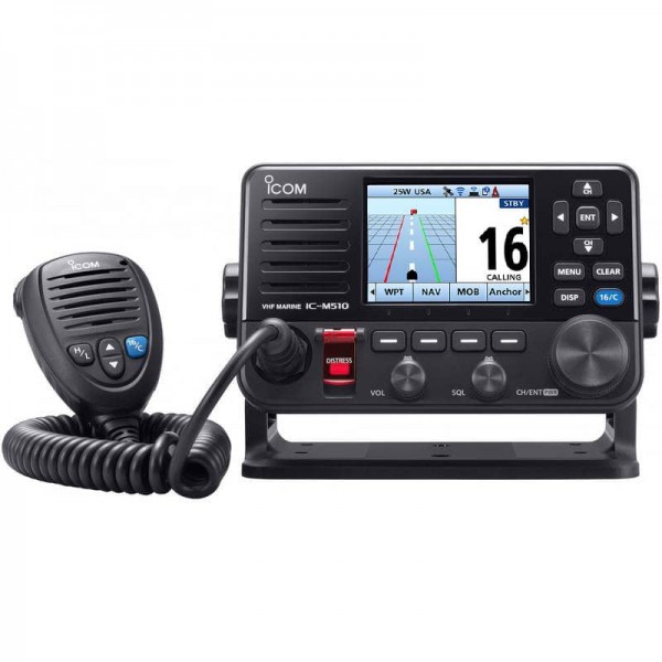 VHF IC-M510E mit GPS - N°1 - comptoirnautique.com 