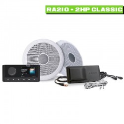 Pack Radio Marine RA210 + 2 haut-parleurs 200W