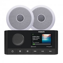 Pack Radio Marine RA210 + 2 haut-parleurs 200W