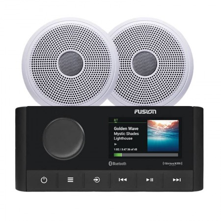 Pack Radio Marine RA210 + 2 haut-parleurs 200W