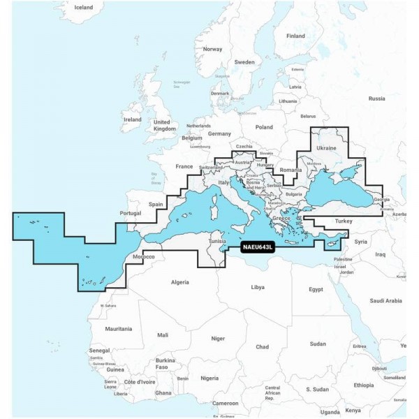 Méditerranée & Mer Noire EU643L - N°6 - comptoirnautique.com