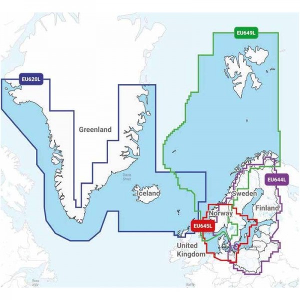 Carte Navionics+ LARGE - Zone EUROPE - N°2 - comptoirnautique.com
