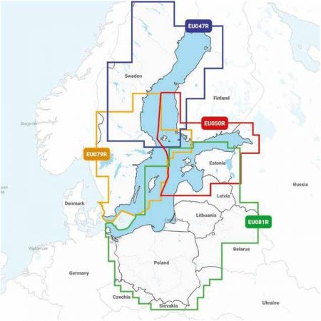 Carte Navionics+ REGULAR - Zone EUROPE DU NORD