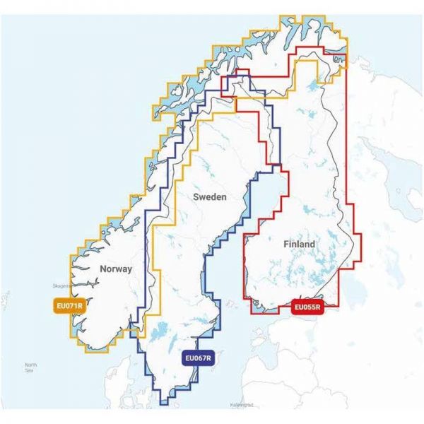 Carte Navionics+ REGULAR - Zone EUROPE DU NORD - N°2 - comptoirnautique.com