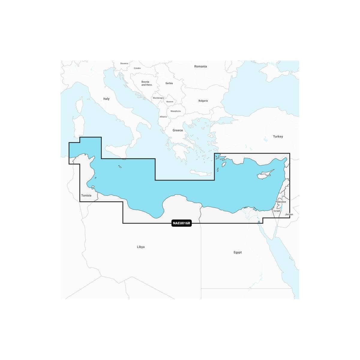 EU016R Mer Méditerranée, Sud-Est