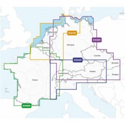Carte Navionics+ REGULAR - Zone EUROPE CENTRALE