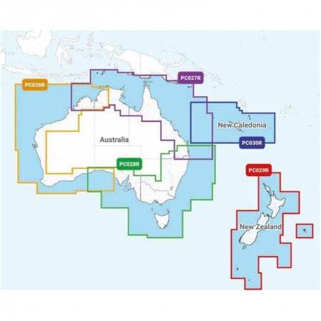 Carte Navionics REGULAR - Zone AUSTRALIE & NOUVELLE-ZÉLANDE