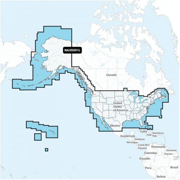 US001L États-Unis et Canada côtier - N°6 - comptoirnautique.com