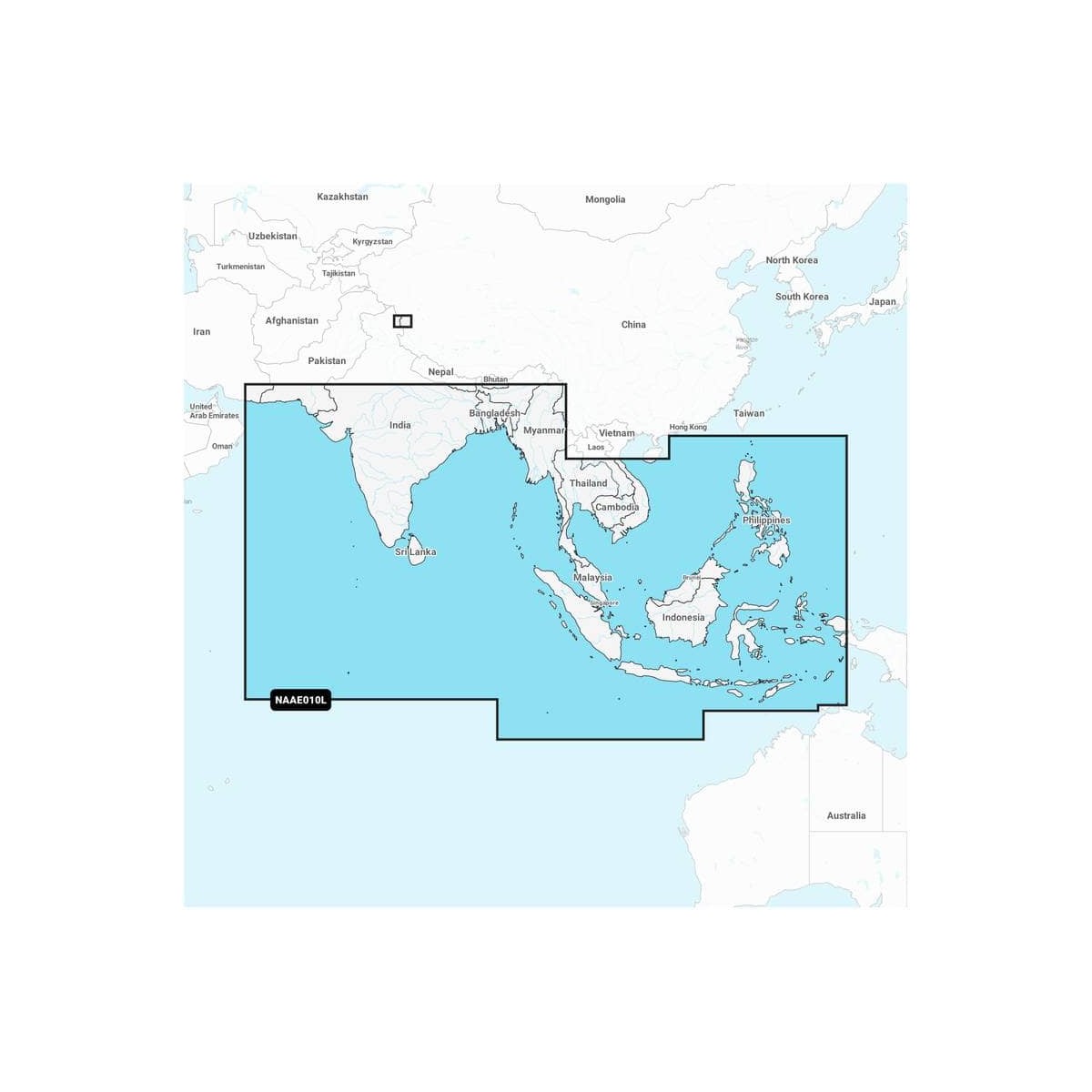 AE010L Océan Indien & Mer de Chine méridionale
