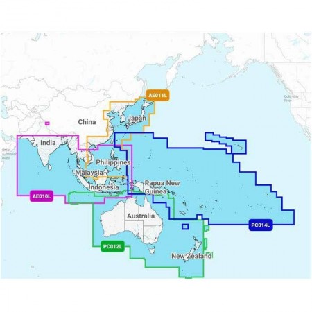 Carte Platinium LARGE - Zone ASIE ET PACIFIQUE