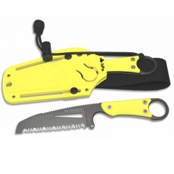 Sailboat rescue safety knife for racing and pleasure boats